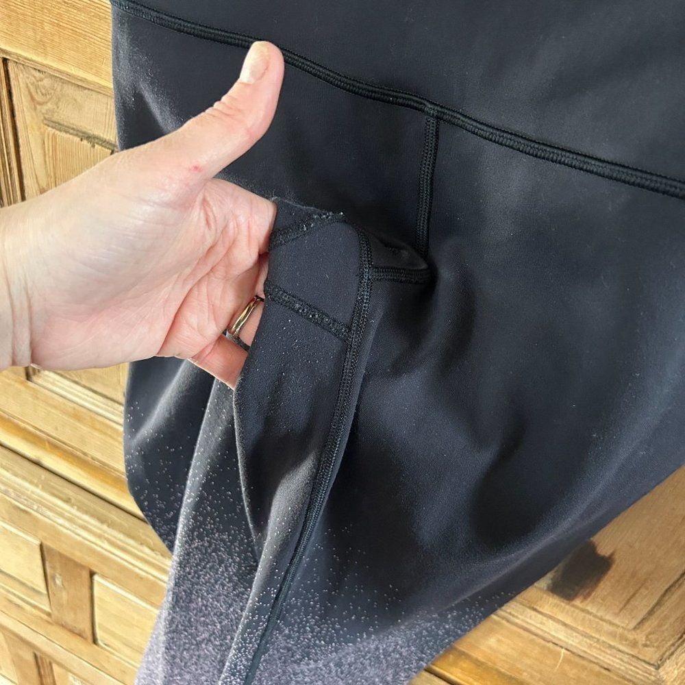 Lululemon 6 Wunder Under Hi-Rise Tight (Ombre Speckle) 28" Ombre Speckle Black Y - Picture 6 of 11